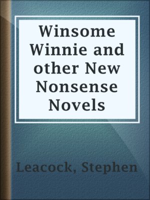 cover image of Winsome Winnie and other New Nonsense Novels